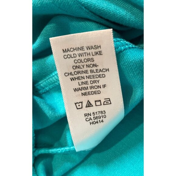 Maurices Womens Size Medium Teal Knit Pencil Skirt Elastic Waist Stretch - Picture 10 of 11